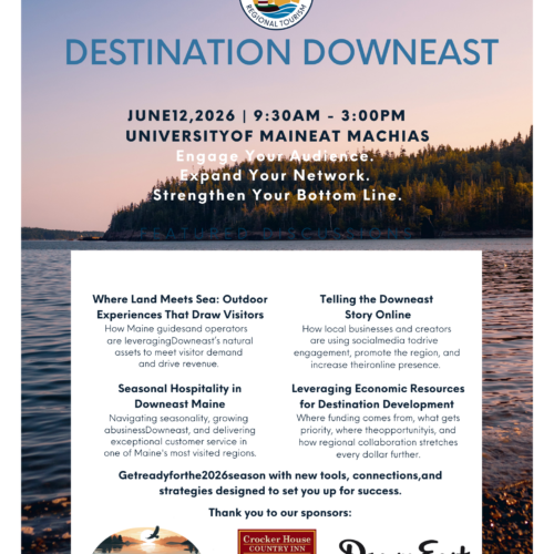 Join Us: 2026 Destination Downeast Tourism Conference